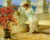 她的眼睛里充满了思想 - 劳伦斯·阿尔玛·塔德玛